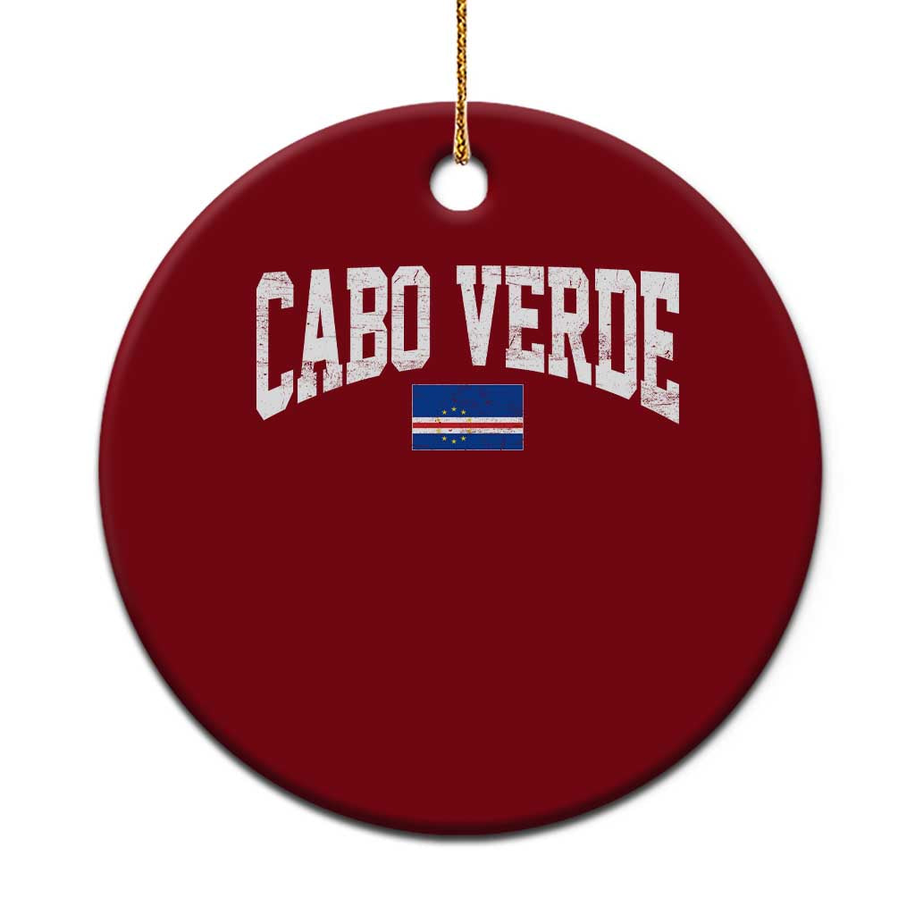 Cabo Verde Sports Throwback Ceramic Ornament Cape Verdean Pride Lovers
