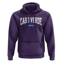 Cabo Verde Sports Throwback Hoodie Cape Verdean Pride Lovers