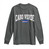 Cabo Verde Sports Throwback Long Sleeve Shirt Cape Verdean Pride Lovers