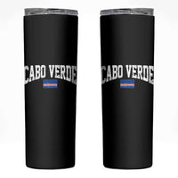 Cabo Verde Sports Throwback Skinny Tumbler Cape Verdean Pride Lovers