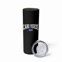 Cabo Verde Sports Throwback Skinny Tumbler Cape Verdean Pride Lovers