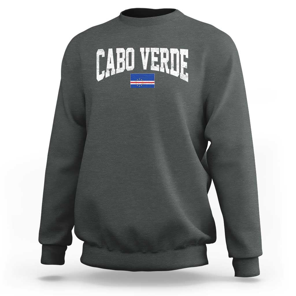 Cabo Verde Sports Throwback Sweatshirt Cape Verdean Pride Lovers