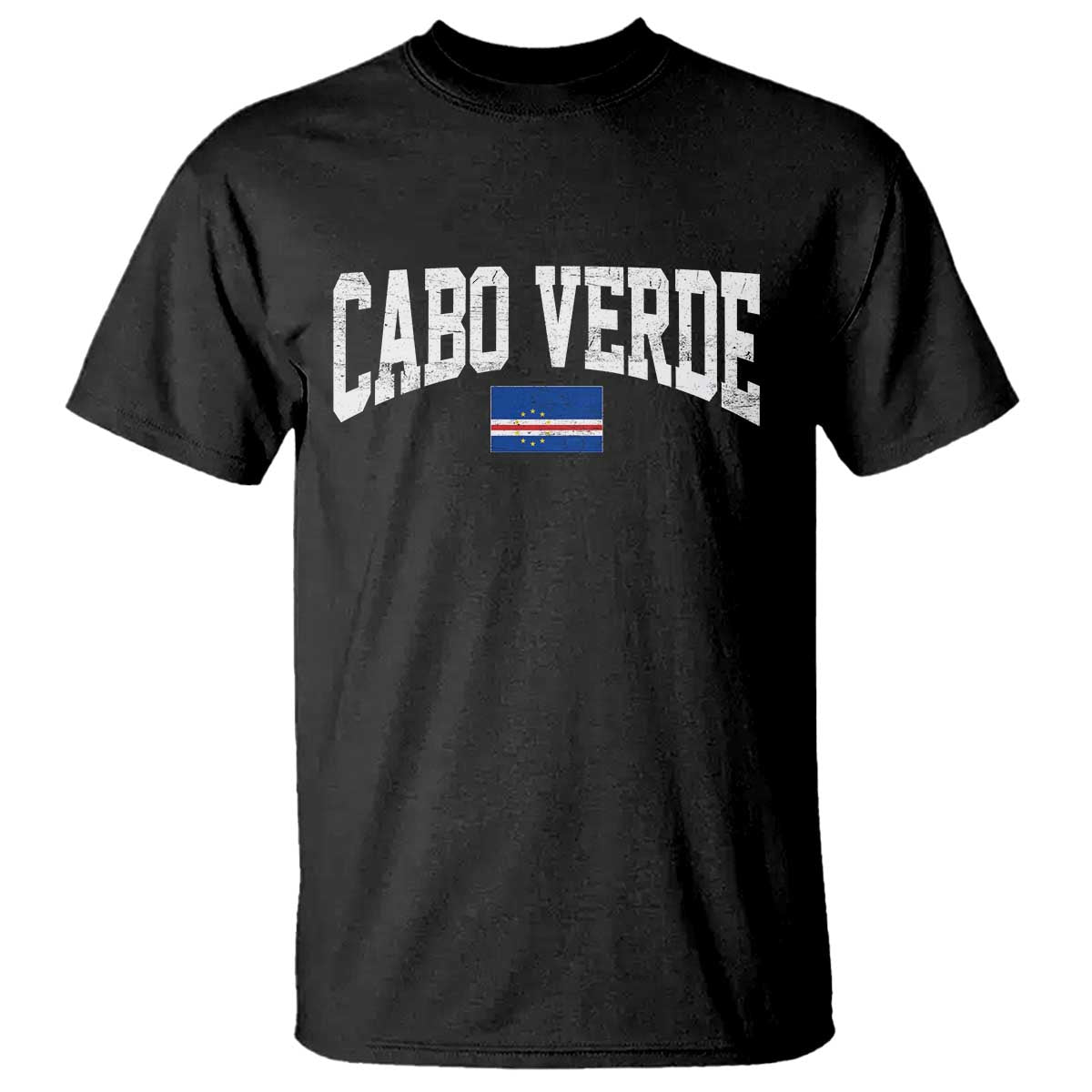 Cabo Verde Sports Throwback T Shirt Cape Verdean Pride Lovers
