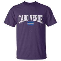 Cabo Verde Sports Throwback T Shirt Cape Verdean Pride Lovers