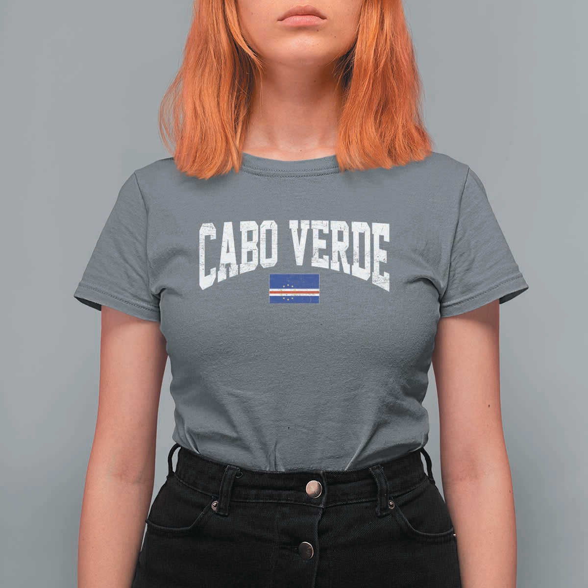 Cabo Verde Sports Throwback T Shirt For Women Cape Verdean Pride Lovers