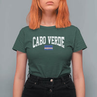 Cabo Verde Sports Throwback T Shirt For Women Cape Verdean Pride Lovers