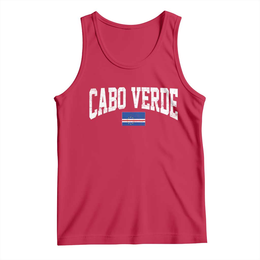 Cabo Verde Sports Throwback Tank Top Cape Verdean Pride Lovers