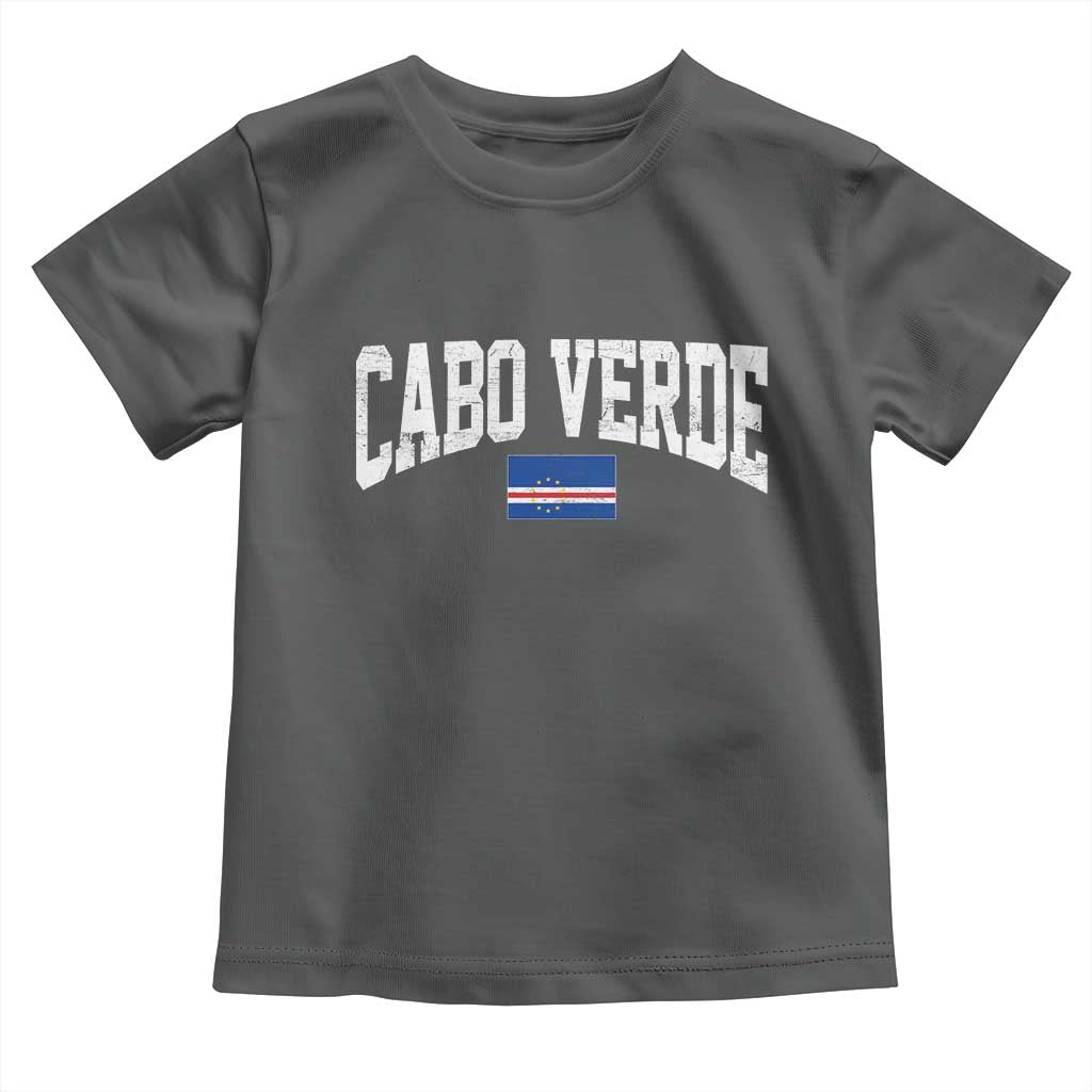 Cabo Verde Sports Throwback Toddler T Shirt Cape Verdean Pride Lovers