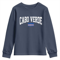 Cabo Verde Sports Throwback Youth Sweatshirt Cape Verdean Pride Lovers