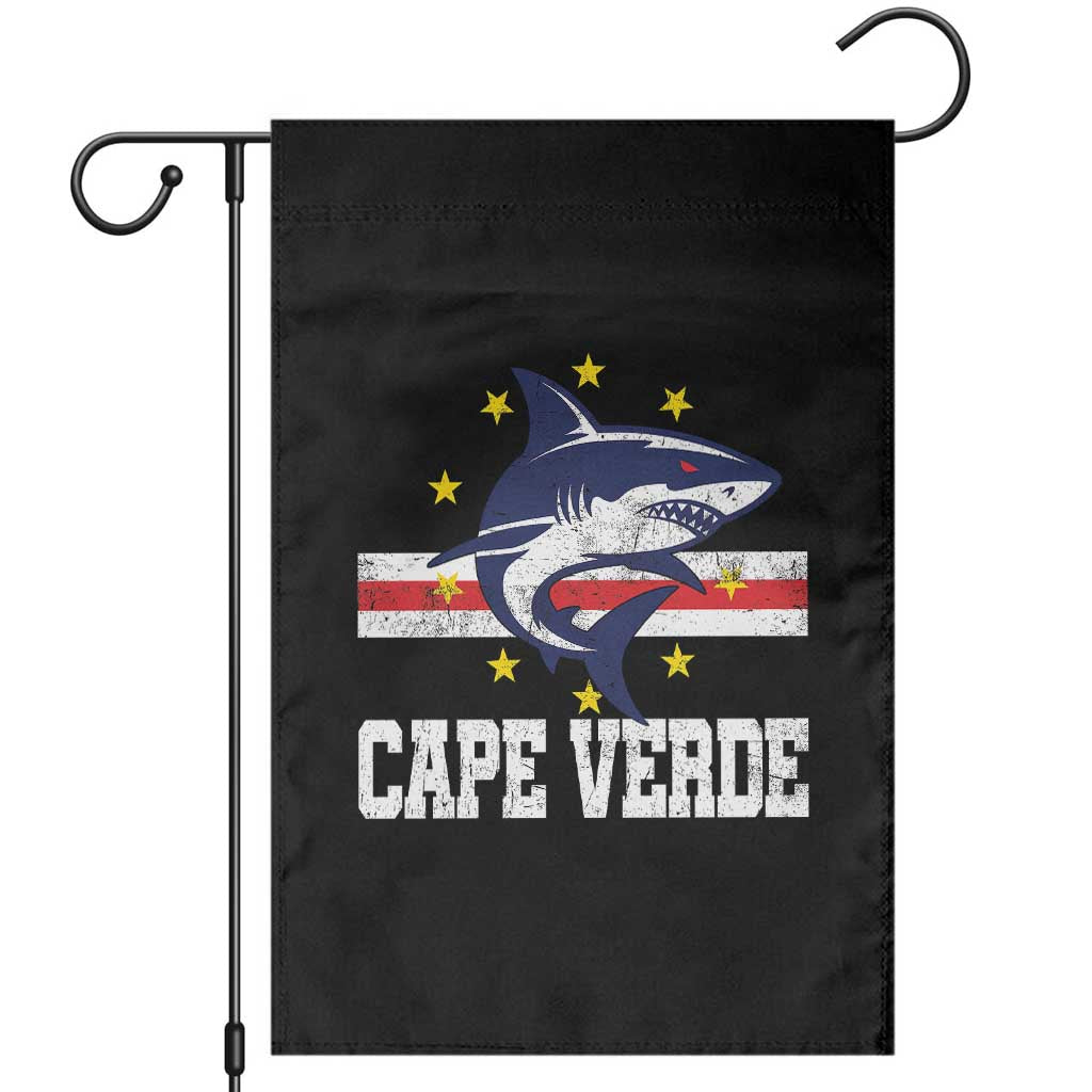 Vintage Cape Verde Shark Cabo Verdean Roots Garden Flag
