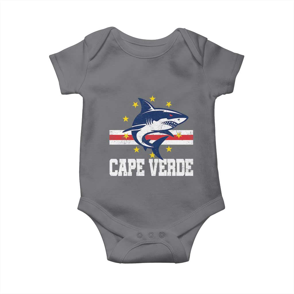 Vintage Cape Verde Shark Cabo Verdean Roots Baby Onesie