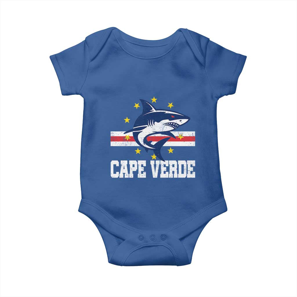Vintage Cape Verde Shark Cabo Verdean Roots Baby Onesie