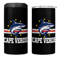 Vintage Cape Verde Shark Cabo Verdean Roots 4 in 1 Can Cooler Tumbler