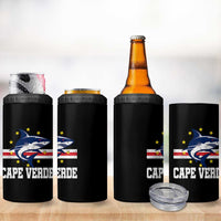 Vintage Cape Verde Shark Cabo Verdean Roots 4 in 1 Can Cooler Tumbler