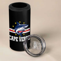 Vintage Cape Verde Shark Cabo Verdean Roots 4 in 1 Can Cooler Tumbler