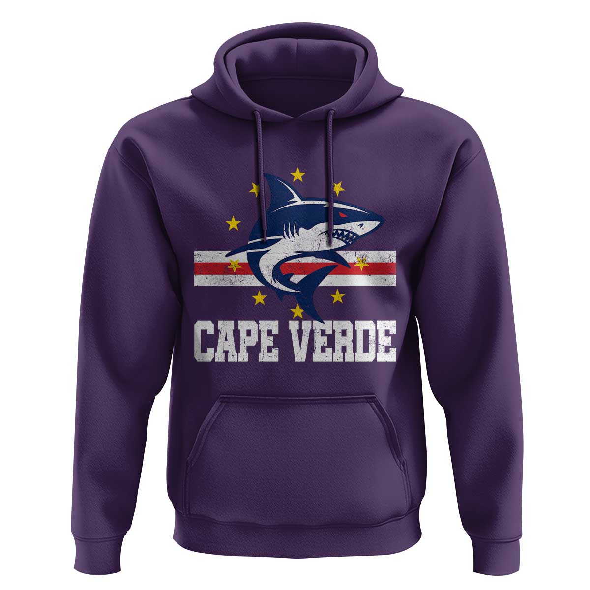 Vintage Cape Verde Shark Cabo Verdean Roots Hoodie