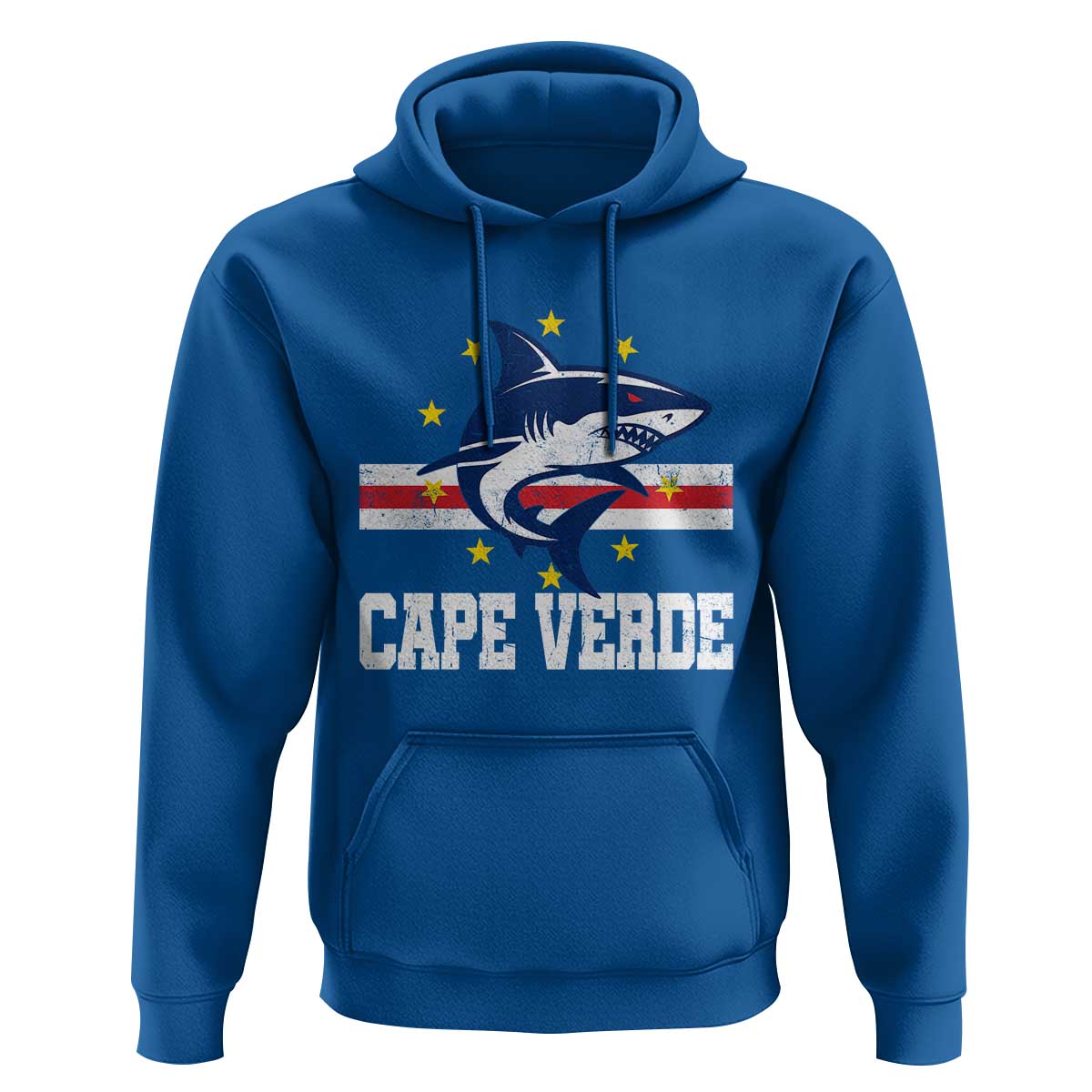 Vintage Cape Verde Shark Cabo Verdean Roots Hoodie