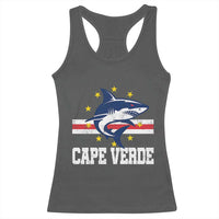 Vintage Cape Verde Shark Cabo Verdean Roots Racerback Tank Top