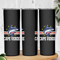 Vintage Cape Verde Shark Cabo Verdean Roots Skinny Tumbler