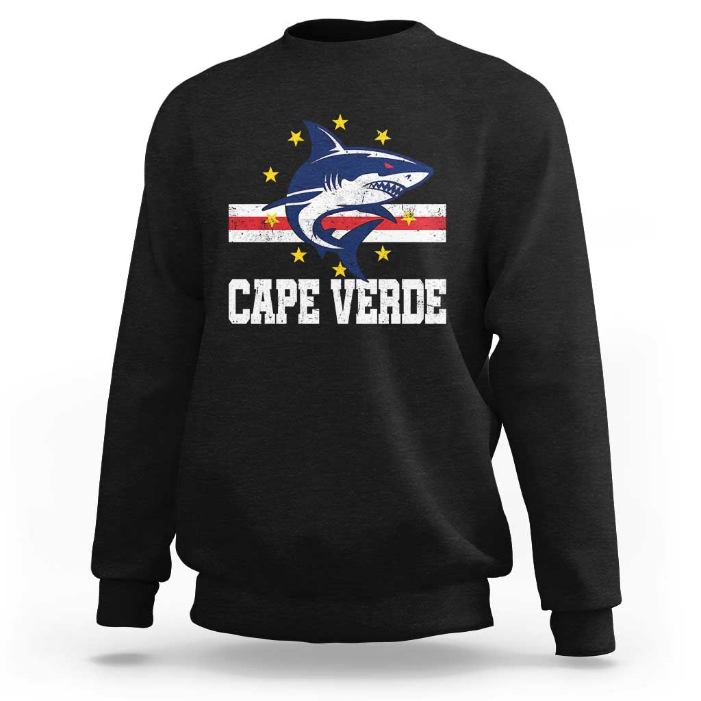 Vintage Cape Verde Shark Cabo Verdean Roots Sweatshirt