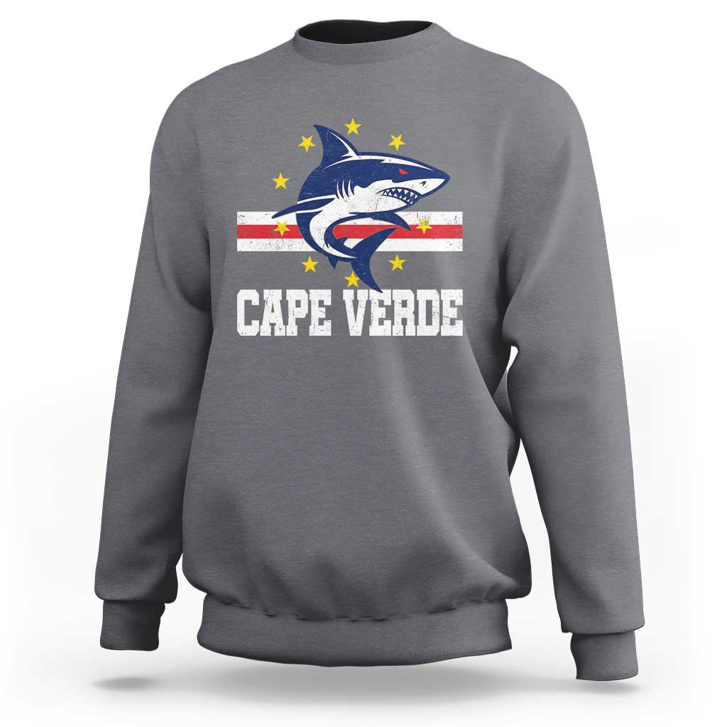 Vintage Cape Verde Shark Cabo Verdean Roots Sweatshirt