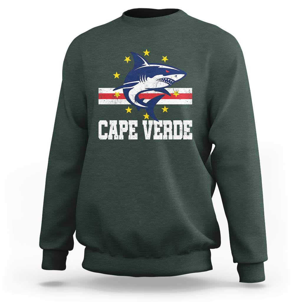 Vintage Cape Verde Shark Cabo Verdean Roots Sweatshirt