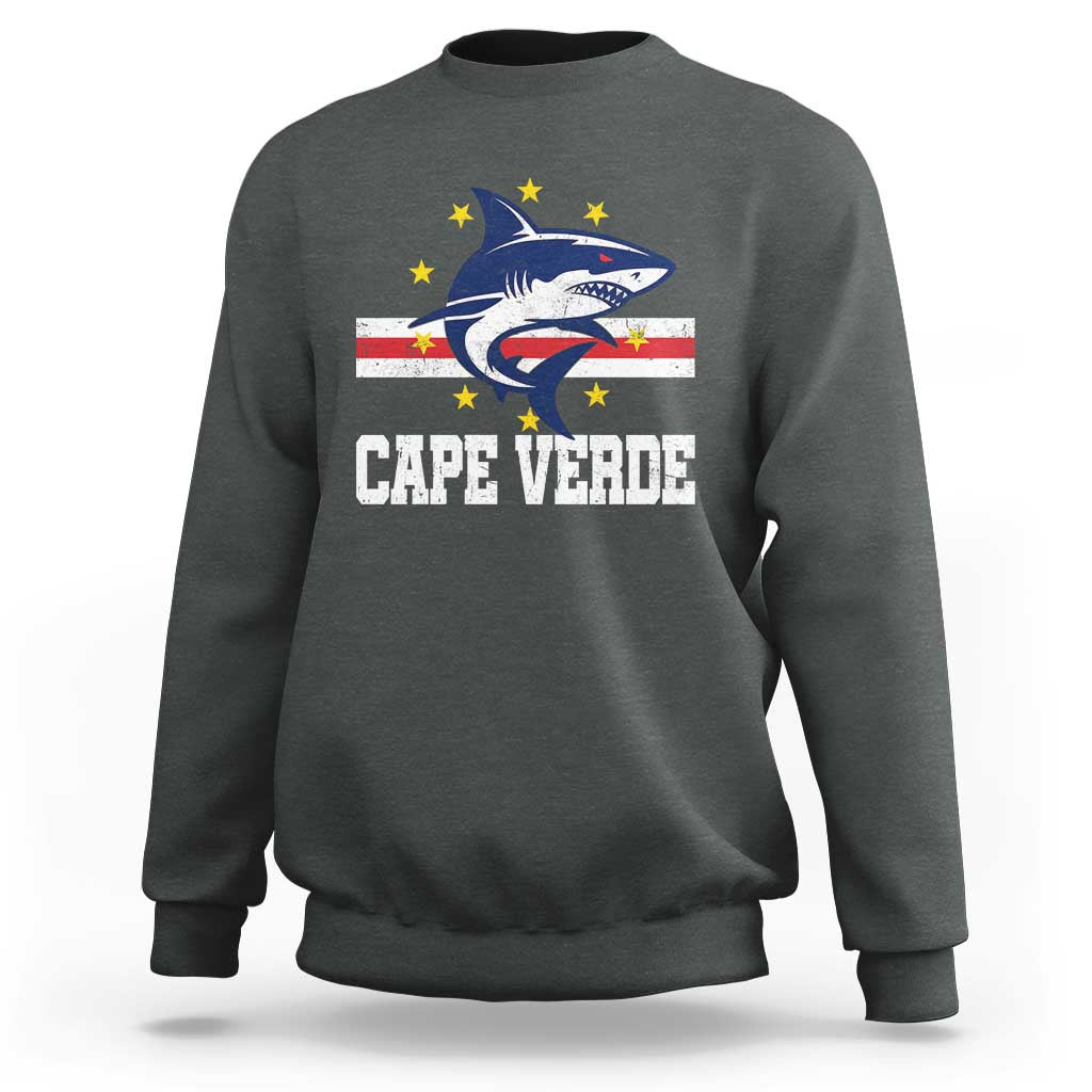 Vintage Cape Verde Shark Cabo Verdean Roots Sweatshirt