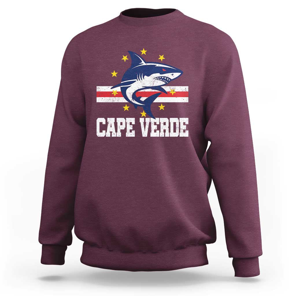 Vintage Cape Verde Shark Cabo Verdean Roots Sweatshirt