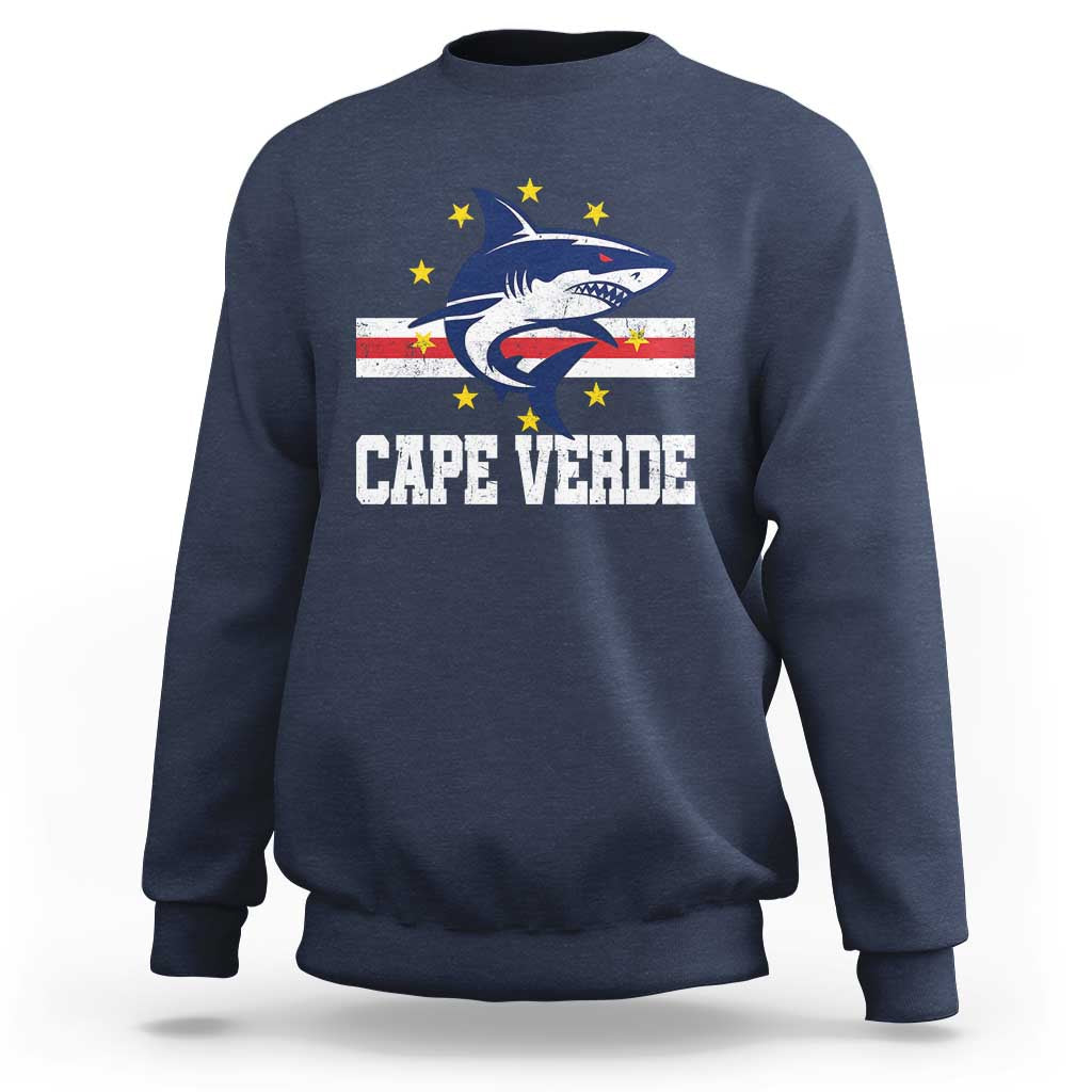 Vintage Cape Verde Shark Cabo Verdean Roots Sweatshirt