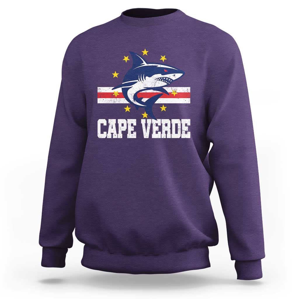 Vintage Cape Verde Shark Cabo Verdean Roots Sweatshirt