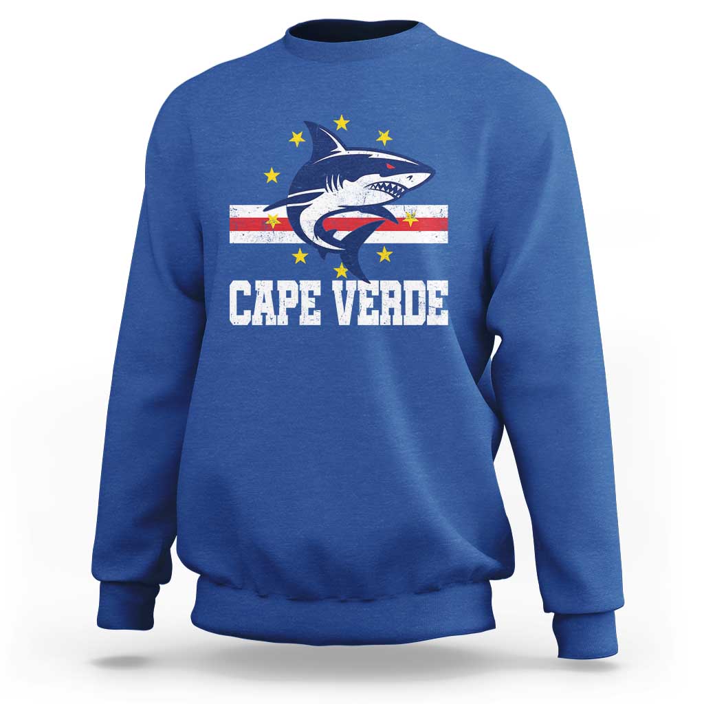 Vintage Cape Verde Shark Cabo Verdean Roots Sweatshirt