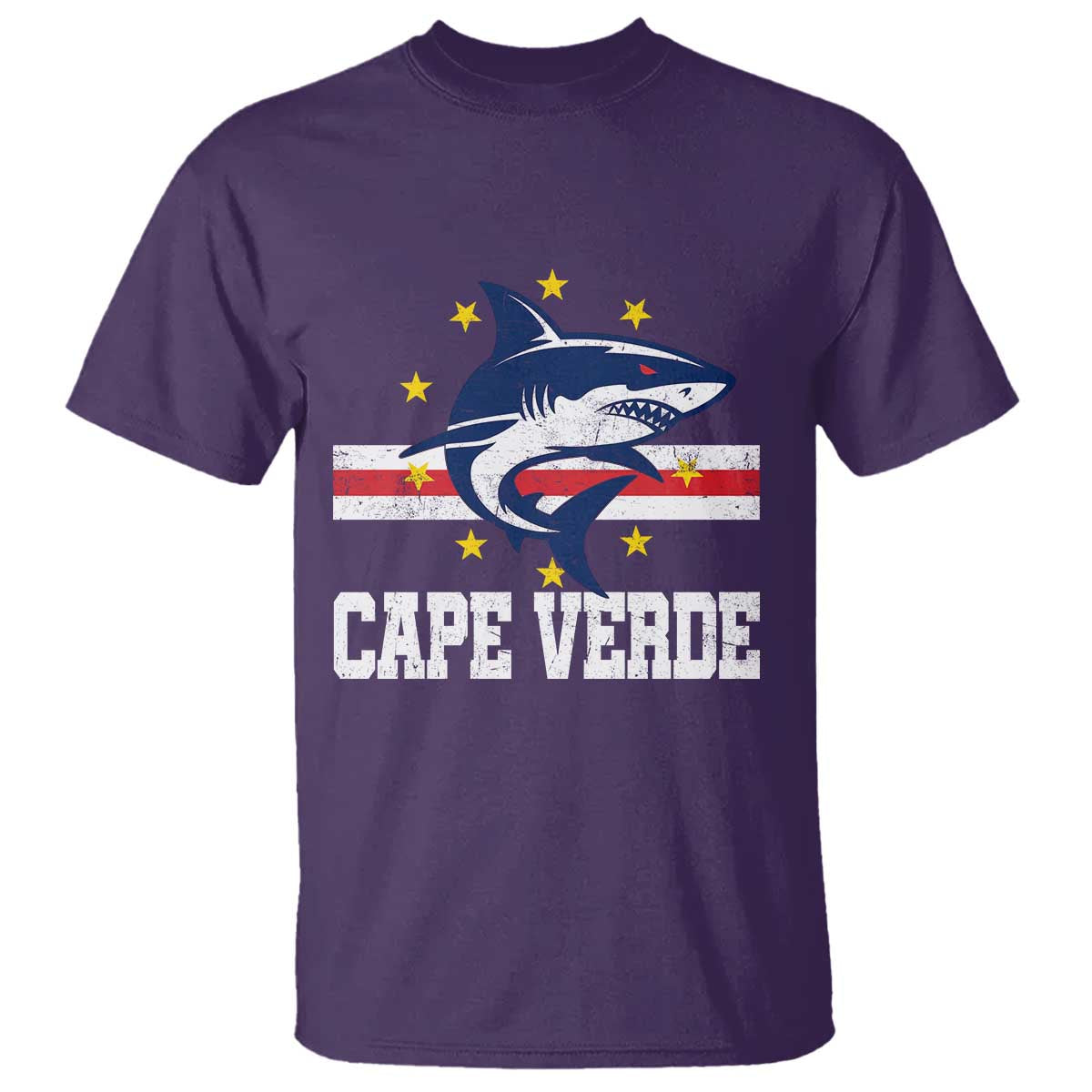 Vintage Cape Verde Shark Cabo Verdean Roots T Shirt