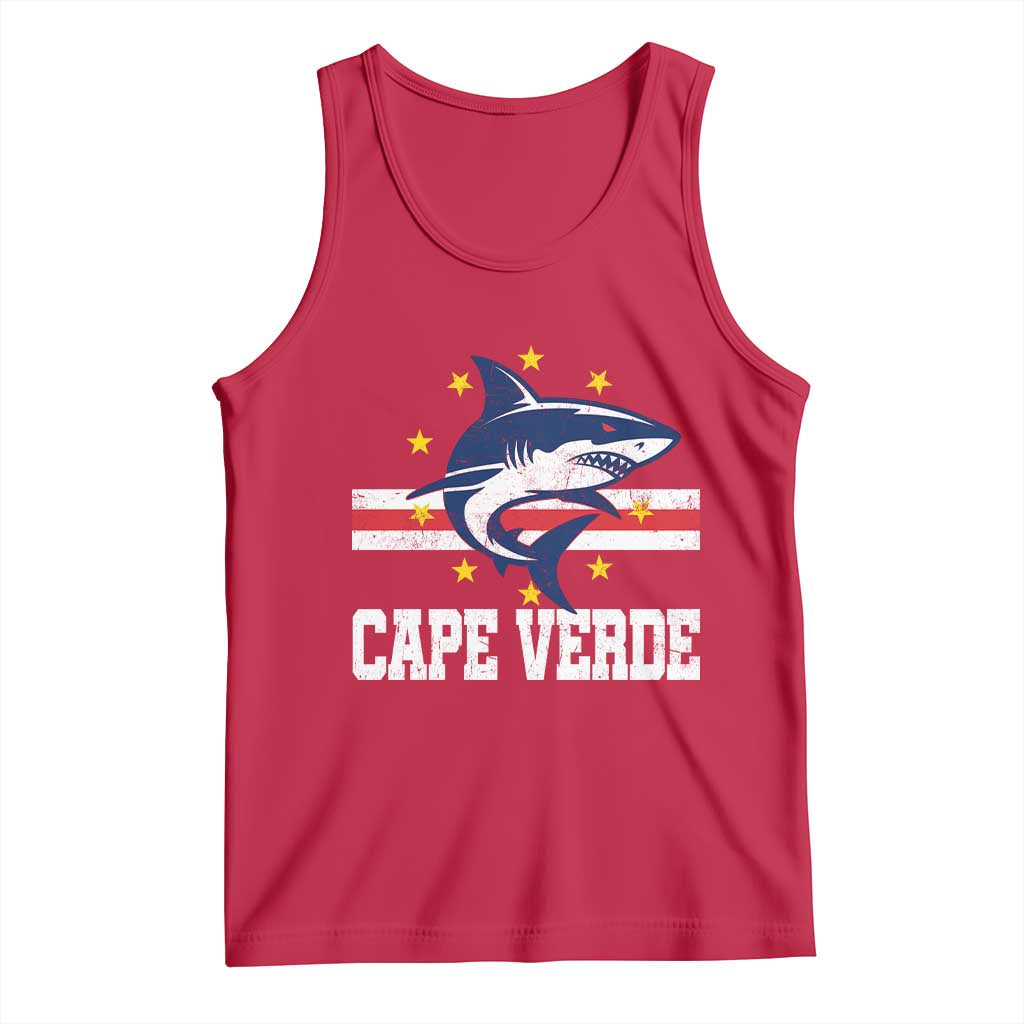 Vintage Cape Verde Shark Cabo Verdean Roots Tank Top
