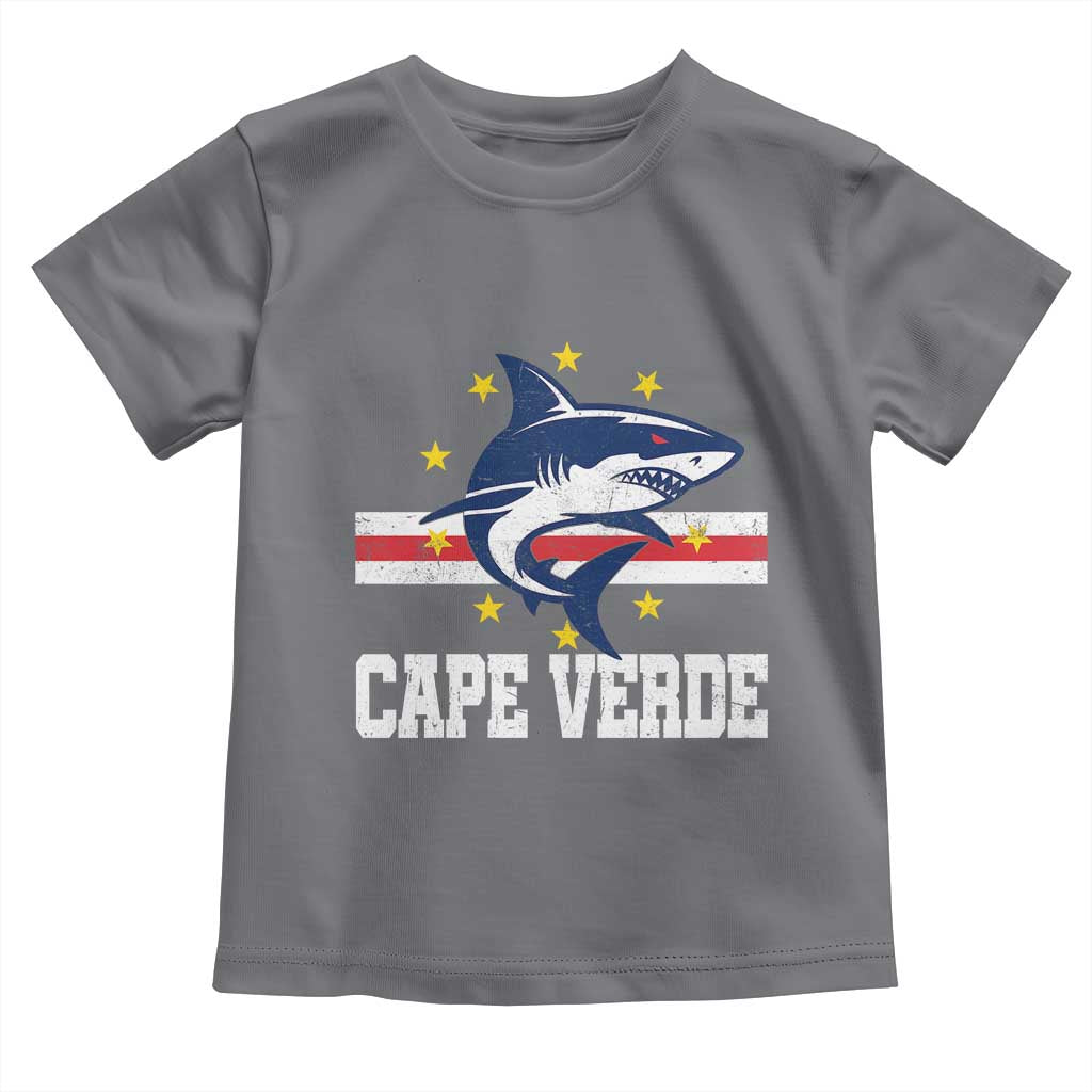 Vintage Cape Verde Shark Cabo Verdean Roots Toddler T Shirt