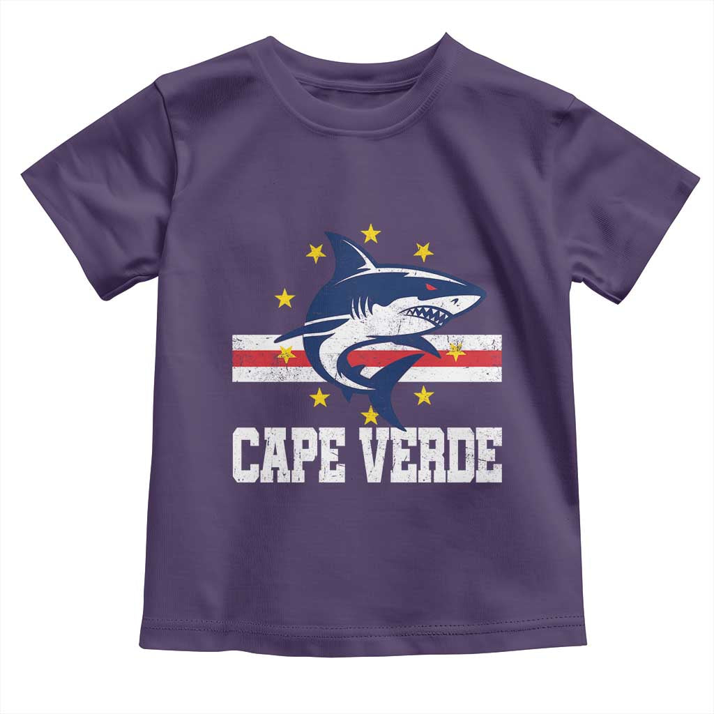 Vintage Cape Verde Shark Cabo Verdean Roots Toddler T Shirt