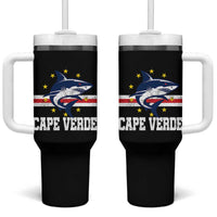 Vintage Cape Verde Shark Cabo Verdean Roots Tumbler With Handle
