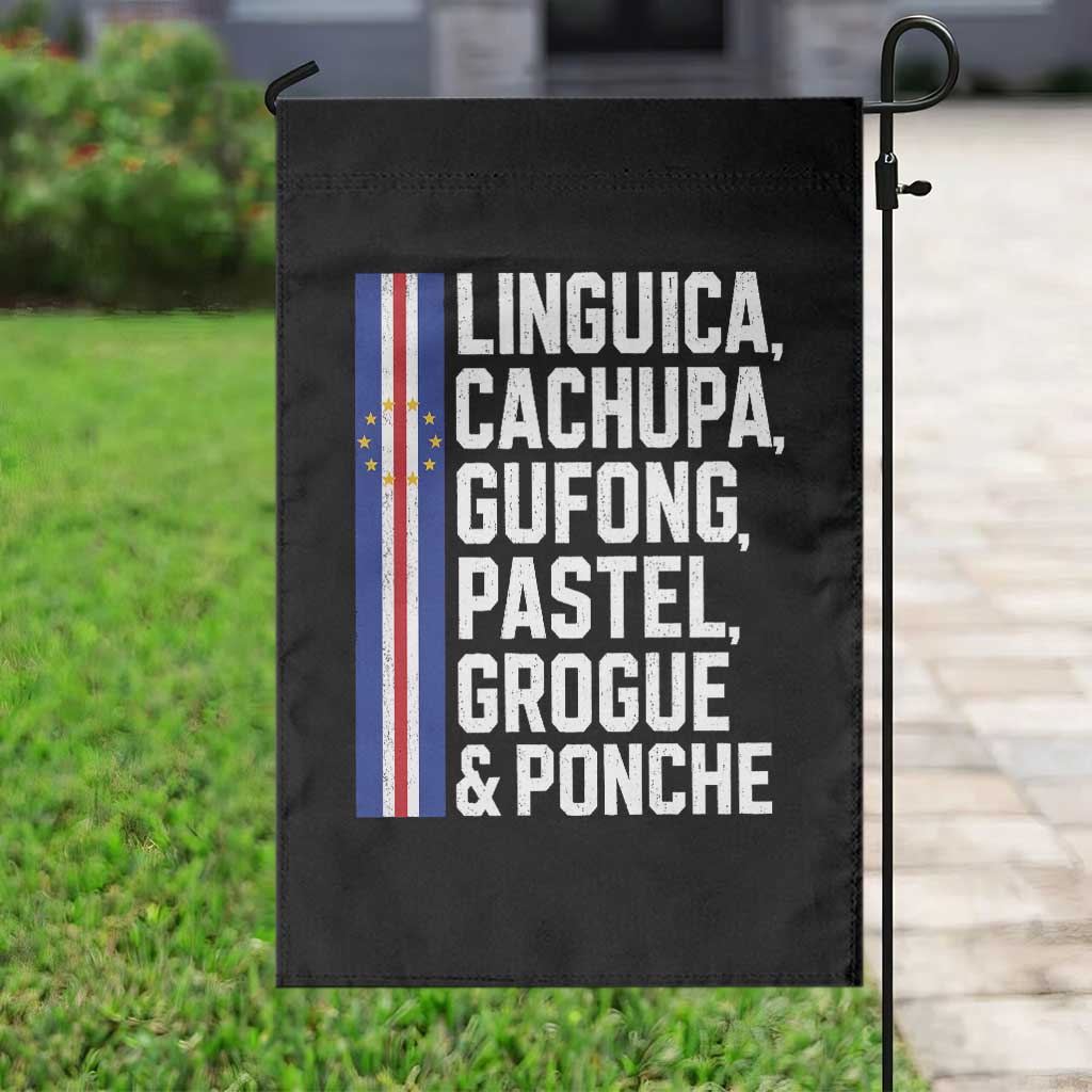Cape Verde Cuisine Garden Flag Linguica Cachupa Gufong Cabo Verde Heritage