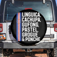 Cape Verde Cuisine Spare Tire Cover Linguica Cachupa Gufong Cabo Verde Heritage
