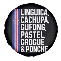 Cape Verde Cuisine Spare Tire Cover Linguica Cachupa Gufong Cabo Verde Heritage