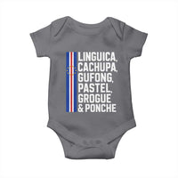 Cape Verde Cuisine Baby Onesie Linguica Cachupa Gufong Cabo Verde Heritage