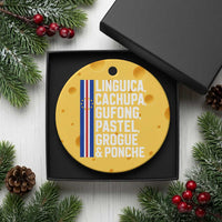 Cape Verde Cuisine Ceramic Ornament Linguica Cachupa Gufong Cabo Verde Heritage