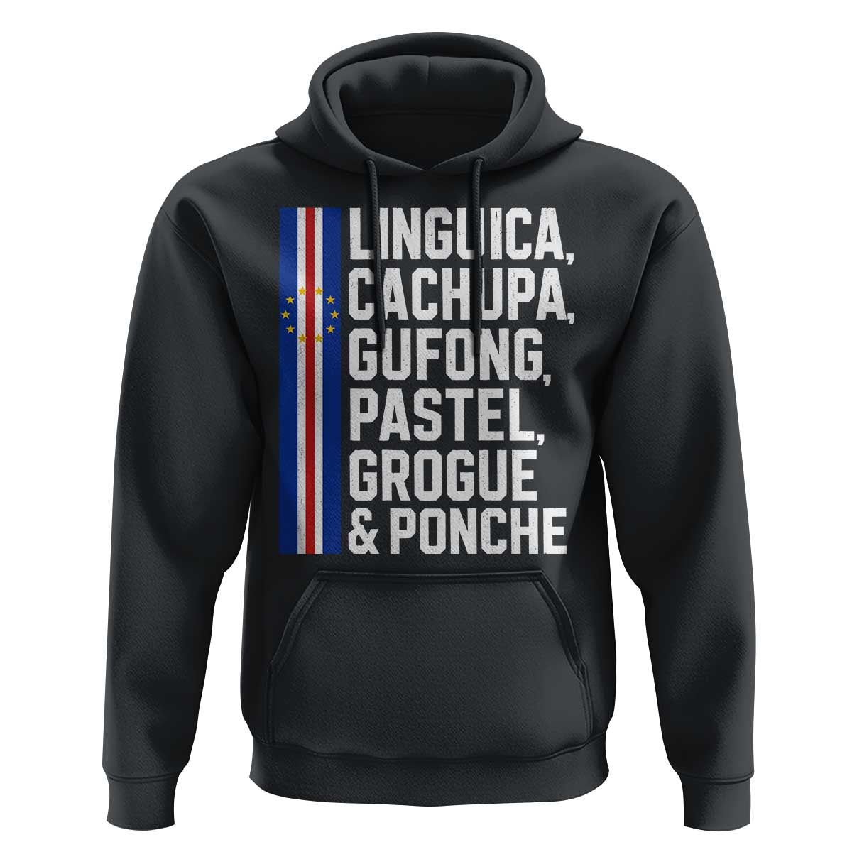 Cape Verde Cuisine Hoodie Linguica Cachupa Gufong Cabo Verde Heritage