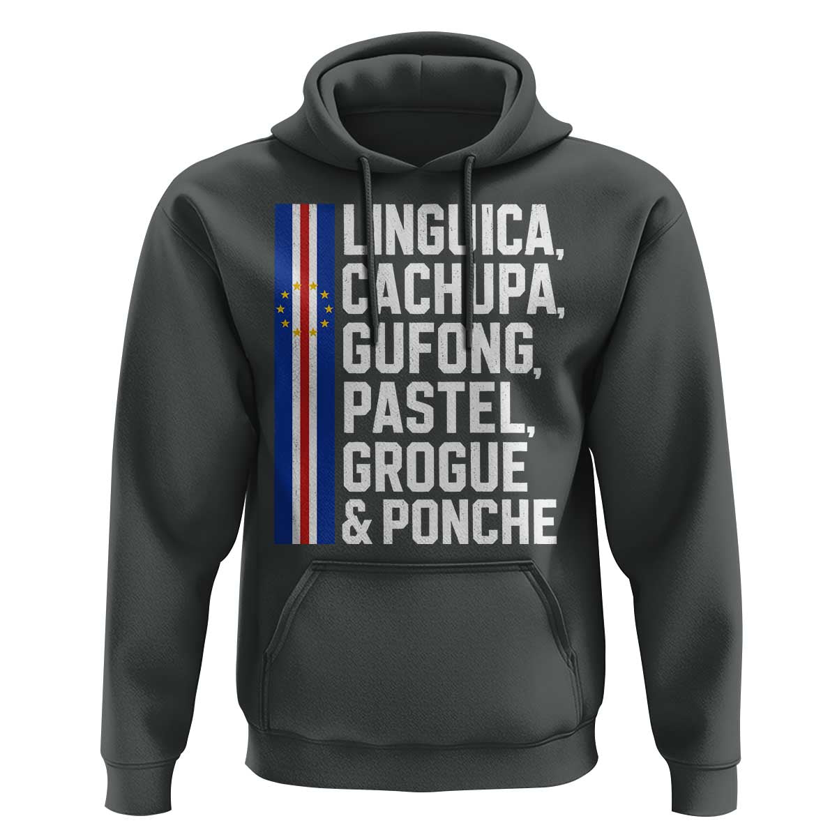 Cape Verde Cuisine Hoodie Linguica Cachupa Gufong Cabo Verde Heritage