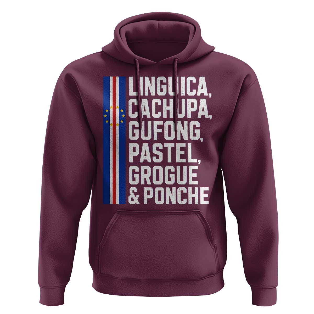 Cape Verde Cuisine Hoodie Linguica Cachupa Gufong Cabo Verde Heritage