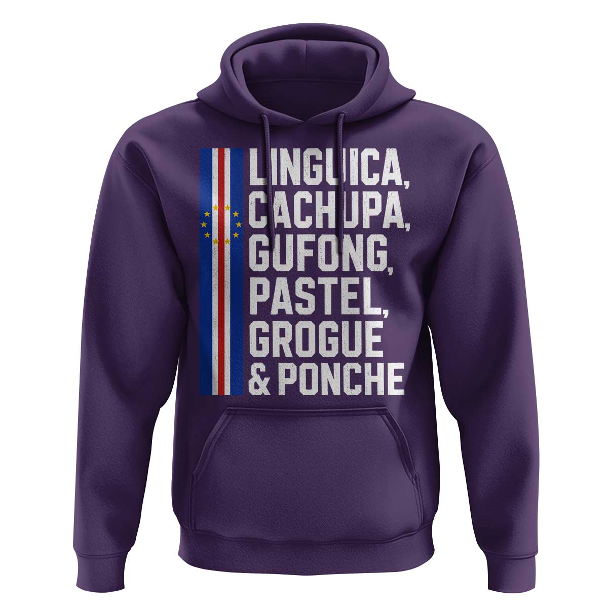 Cape Verde Cuisine Hoodie Linguica Cachupa Gufong Cabo Verde Heritage