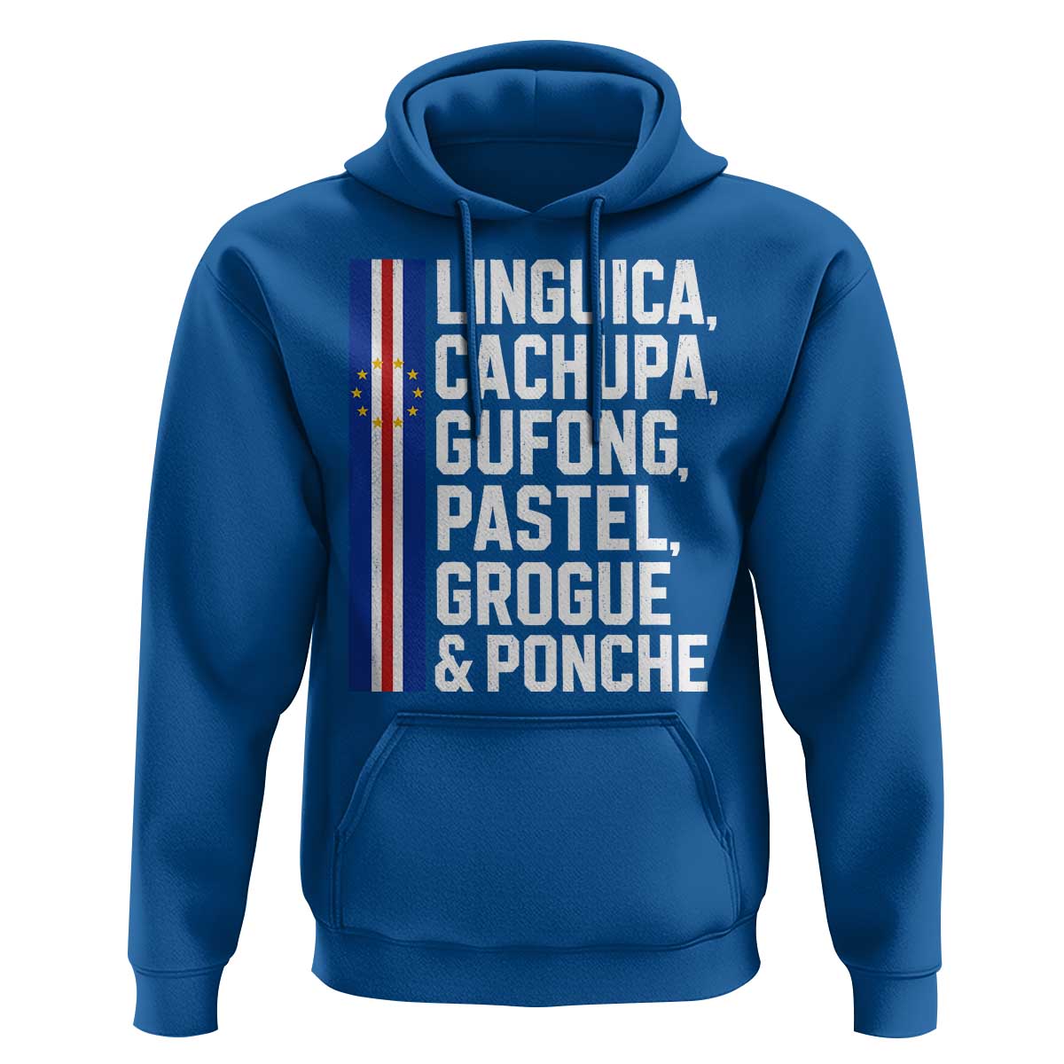 Cape Verde Cuisine Hoodie Linguica Cachupa Gufong Cabo Verde Heritage