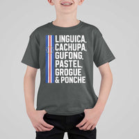 Cape Verde Cuisine T Shirt For Kid Linguica Cachupa Gufong Cabo Verde Heritage