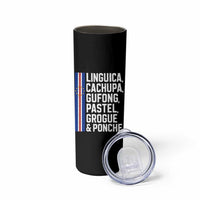 Cape Verde Cuisine Skinny Tumbler Linguica Cachupa Gufong Cabo Verde Heritage