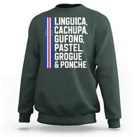 Cape Verde Cuisine Sweatshirt Linguica Cachupa Gufong Cabo Verde Heritage