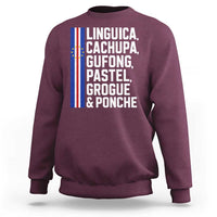 Cape Verde Cuisine Sweatshirt Linguica Cachupa Gufong Cabo Verde Heritage